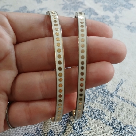 Kate Spade Gold and Cream Bracelets - Picture 3 of 4